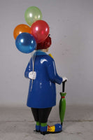 Clown With Balloons Life Size Statue - LM Treasures 