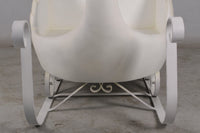 Large Swan Sleigh Statue - LM Treasures 