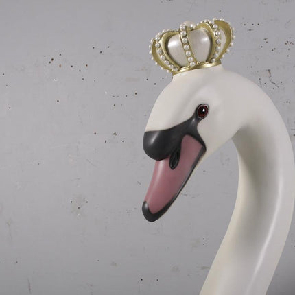 Large Swan Sleigh Statue - LM Treasures 