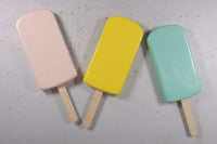 Small Hanging Yellow Ice Cream Popsicle Statue - LM Treasures 