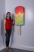 Hanging Rainbow Ice Cream Popsicle Over Sized Statue - LM Treasures 