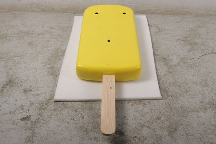 Hanging Yellow Ice Cream Popsicle Over Sized Statue - LM Treasures 