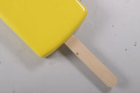 Hanging Yellow Ice Cream Popsicle Over Sized Statue - LM Treasures 