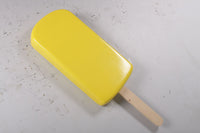 Hanging Yellow Ice Cream Popsicle Over Sized Statue - LM Treasures 