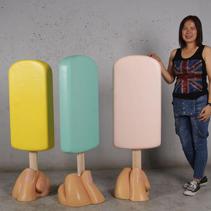 Strawberry Ice Cream Popsicle Statue - LM Treasures 