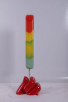 Rainbow Ice Cream Popsicle Over Sized Statue - LM Treasures 