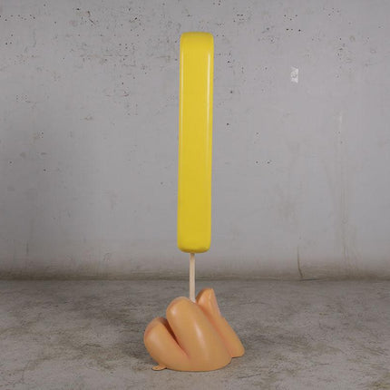 Yellow Ice Cream Popsicle Statue - LM Treasures 