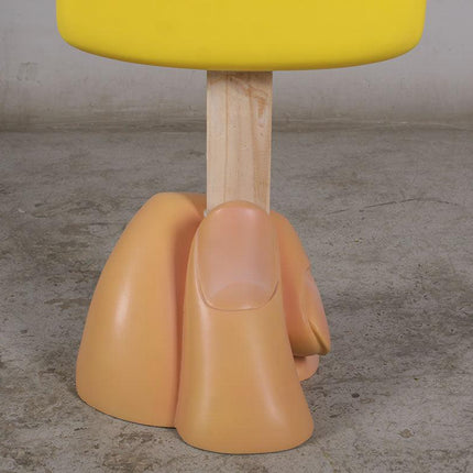 Yellow Ice Cream Popsicle Statue - LM Treasures 