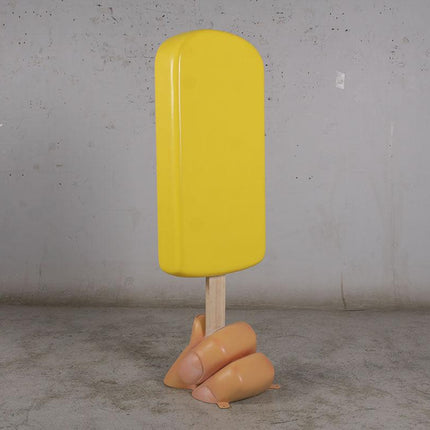 Yellow Ice Cream Popsicle Statue - LM Treasures 