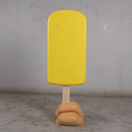 Yellow Ice Cream Popsicle Statue - LM Treasures 
