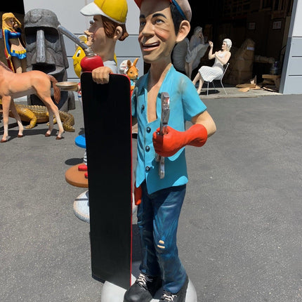 Mechanic Menu Life Size Statue - LM Treasures 