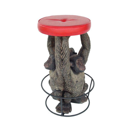 Monkey Barstool Over Sized Statue - LM Treasures 