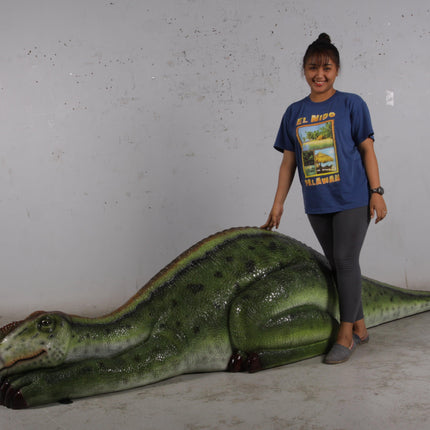 Muttaburrasaurus Dinosaur Sleeping Life Size Statue - LM Treasures 