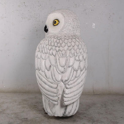 Snow Owl Over Sized Statue - LM Treasures 