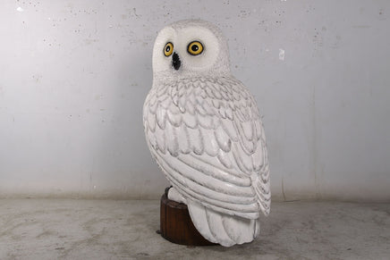 Snow Owl Over Sized Statue - LM Treasures 