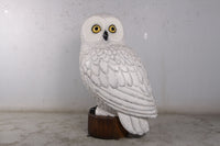Snow Owl Over Sized Statue - LM Treasures 