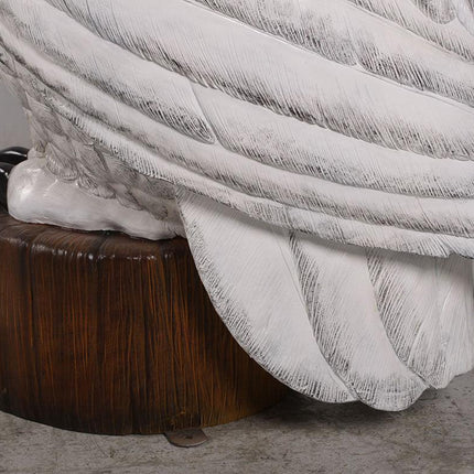 Snow Owl Over Sized Statue - LM Treasures 