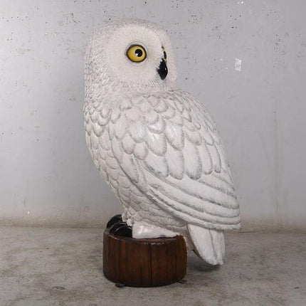 Snow Owl Over Sized Statue - LM Treasures 
