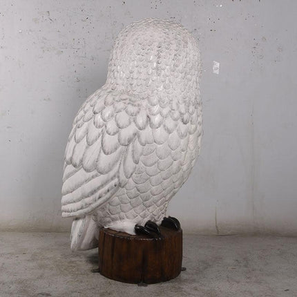 Snow Owl Over Sized Statue - LM Treasures 