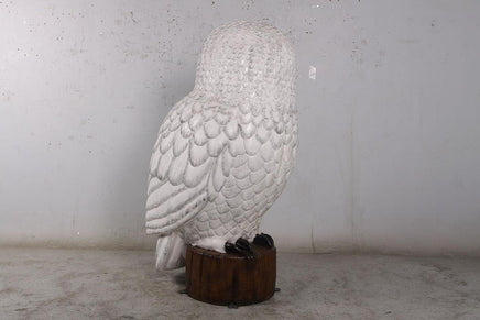 Snow Owl Over Sized Statue - LM Treasures 