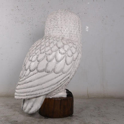 Snow Owl Over Sized Statue - LM Treasures 