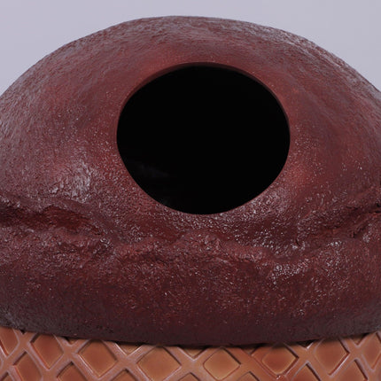 Chocolate Ice Cream Trash Can Over Sized Statue - LM Treasures 