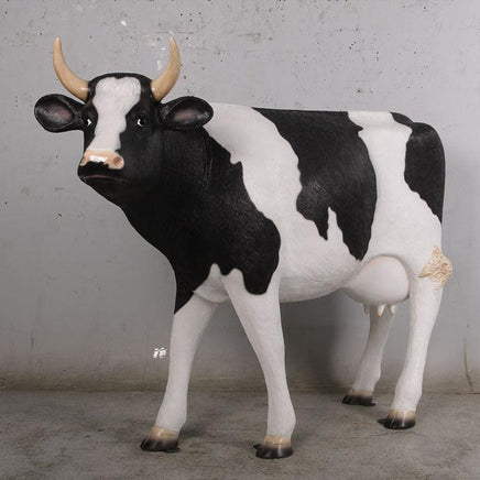 Holstein Cow Life Size Statue - LM Treasures 