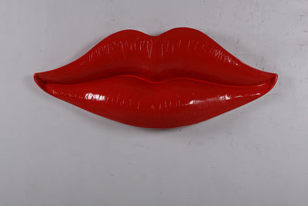 Lips Red Wall Decor Prop Resin Statue - LM Treasures 