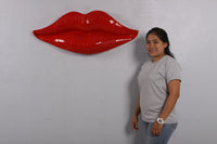Lips Red Wall Decor Prop Resin Statue - LM Treasures 