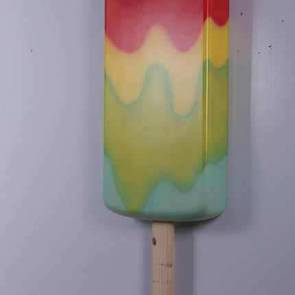 Large Hanging Rainbow Ice Cream Popsicle Over Sized Statue - LM Treasures 