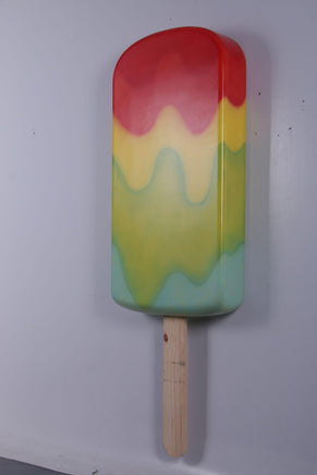 Large Hanging Rainbow Ice Cream Popsicle Over Sized Statue - LM Treasures 