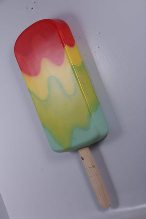 Large Hanging Rainbow Ice Cream Popsicle Over Sized Statue - LM Treasures 