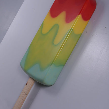 Large Hanging Rainbow Ice Cream Popsicle Over Sized Statue - LM Treasures 