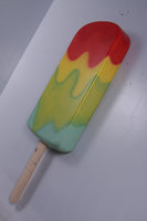 Large Hanging Rainbow Ice Cream Popsicle Over Sized Statue - LM Treasures 