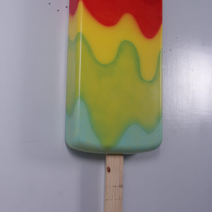 Large Hanging Rainbow Ice Cream Popsicle Over Sized Statue - LM Treasures 