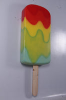 Large Hanging Rainbow Ice Cream Popsicle Over Sized Statue - LM Treasures 