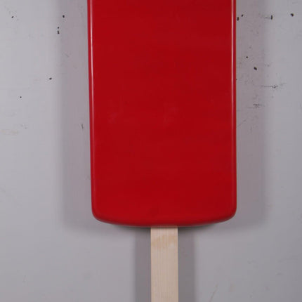 Large Hanging Strawberry Ice Cream Popsicle Over Sized Statue - LM Treasures 