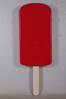 Large Hanging Strawberry Ice Cream Popsicle Over Sized Statue - LM Treasures 