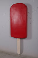 Large Hanging Strawberry Ice Cream Popsicle Over Sized Statue - LM Treasures 