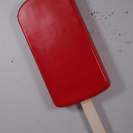 Large Hanging Strawberry Ice Cream Popsicle Over Sized Statue - LM Treasures 
