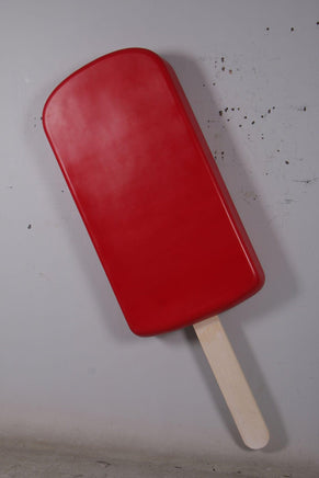 Large Hanging Strawberry Ice Cream Popsicle Over Sized Statue - LM Treasures 