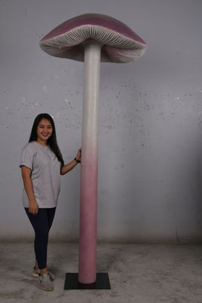 Large Purple Bonnet Mushroom Over Sized Statue - LM Treasures Life Size Statues & Prop Rental