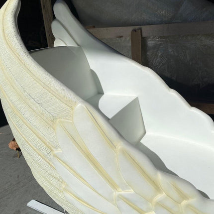 Small Swan Sleigh Statue - LM Treasures 