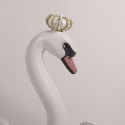 Small Swan Sleigh Statue - LM Treasures 