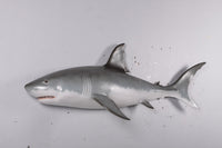 Small Great White Shark Wall Decor Life Size Statue - LM Treasures 