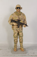 Soldier Tatical Life Size Military Prop Resin Decor Statue - LM Treasures 