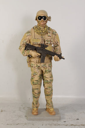 Soldier Tatical Life Size Military Prop Resin Decor Statue - LM Treasures 