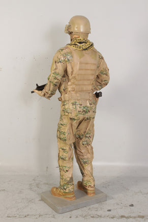 Soldier Tatical Life Size Military Prop Resin Decor Statue - LM Treasures 