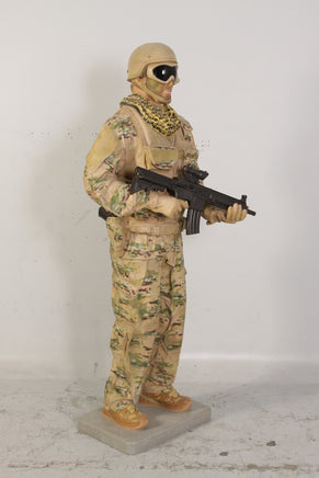 Soldier Tatical Life Size Military Prop Resin Decor Statue - LM Treasures 