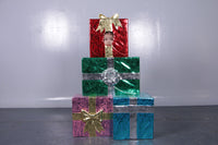 Gift Stack Photo Op Life Size Statue - LM Treasures 